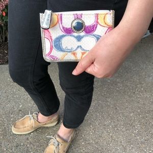 NWOT Coach Poppy Card Case